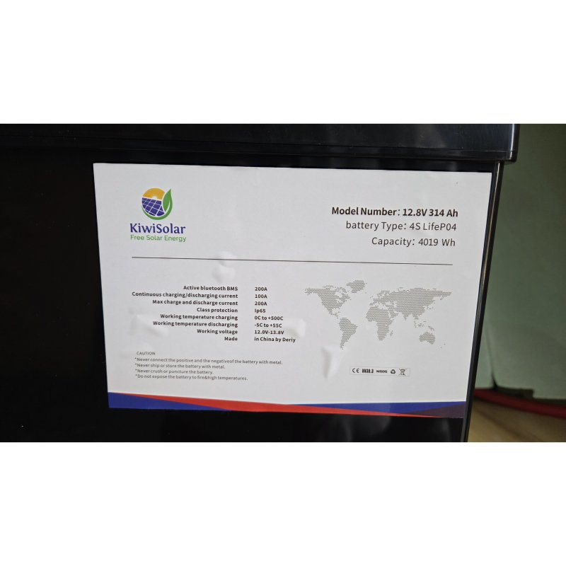 Baterie LiFePO4 12.8V 330Ah (4.2kWh) – soluție de stocare energie pentru sisteme 12V